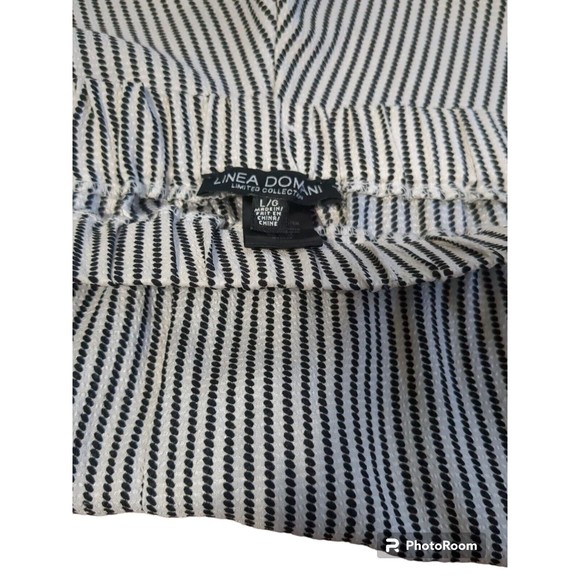 Linea Domani Ladies Striped Pants Size Lg Very Soft - Picture 7 of 9